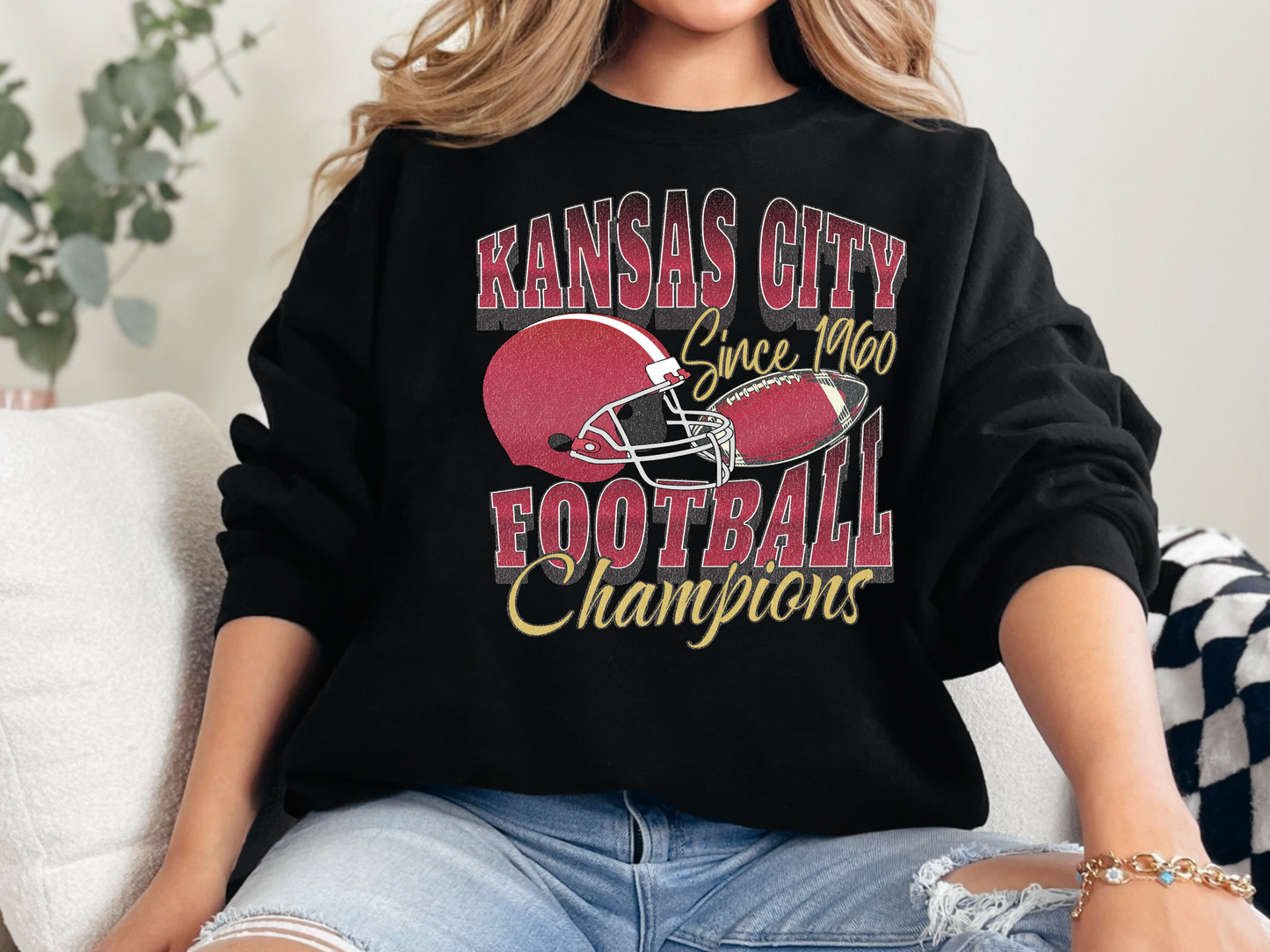 Kansas City Football Champions Vintage