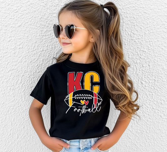 Youth KC Football Tee