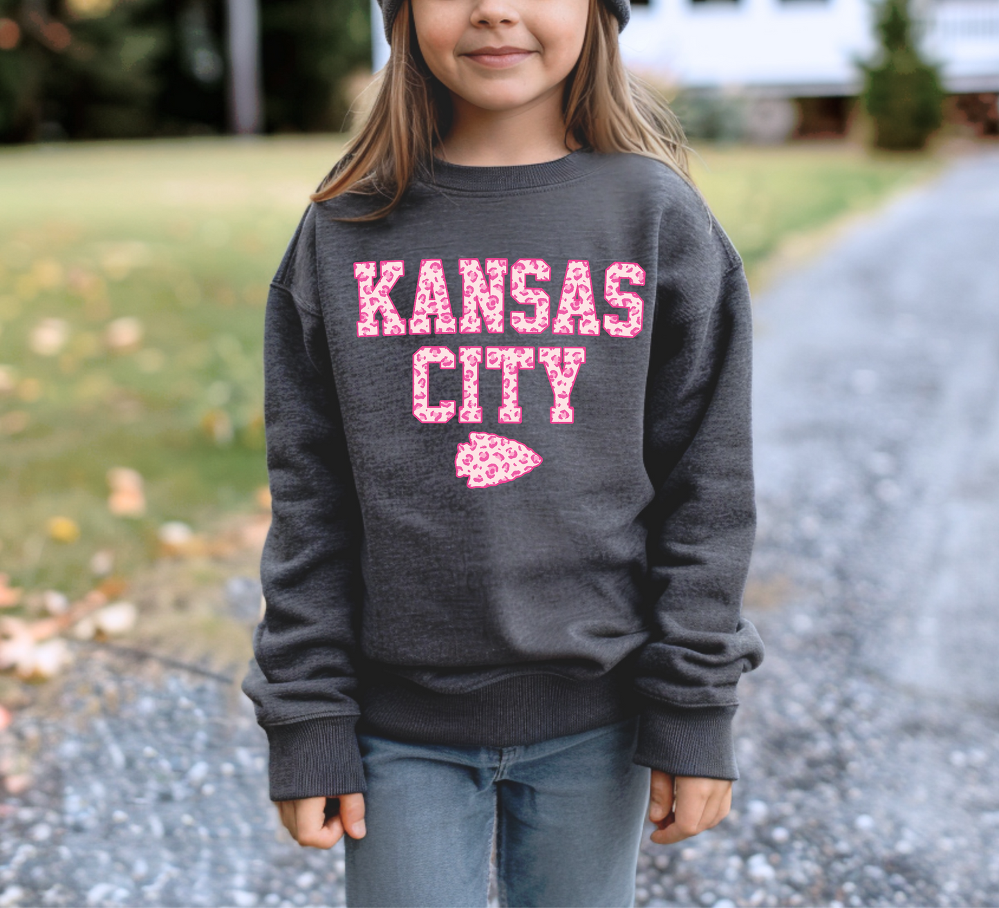 Youth Kansas City Leopard Sweatshirt/Hoodie