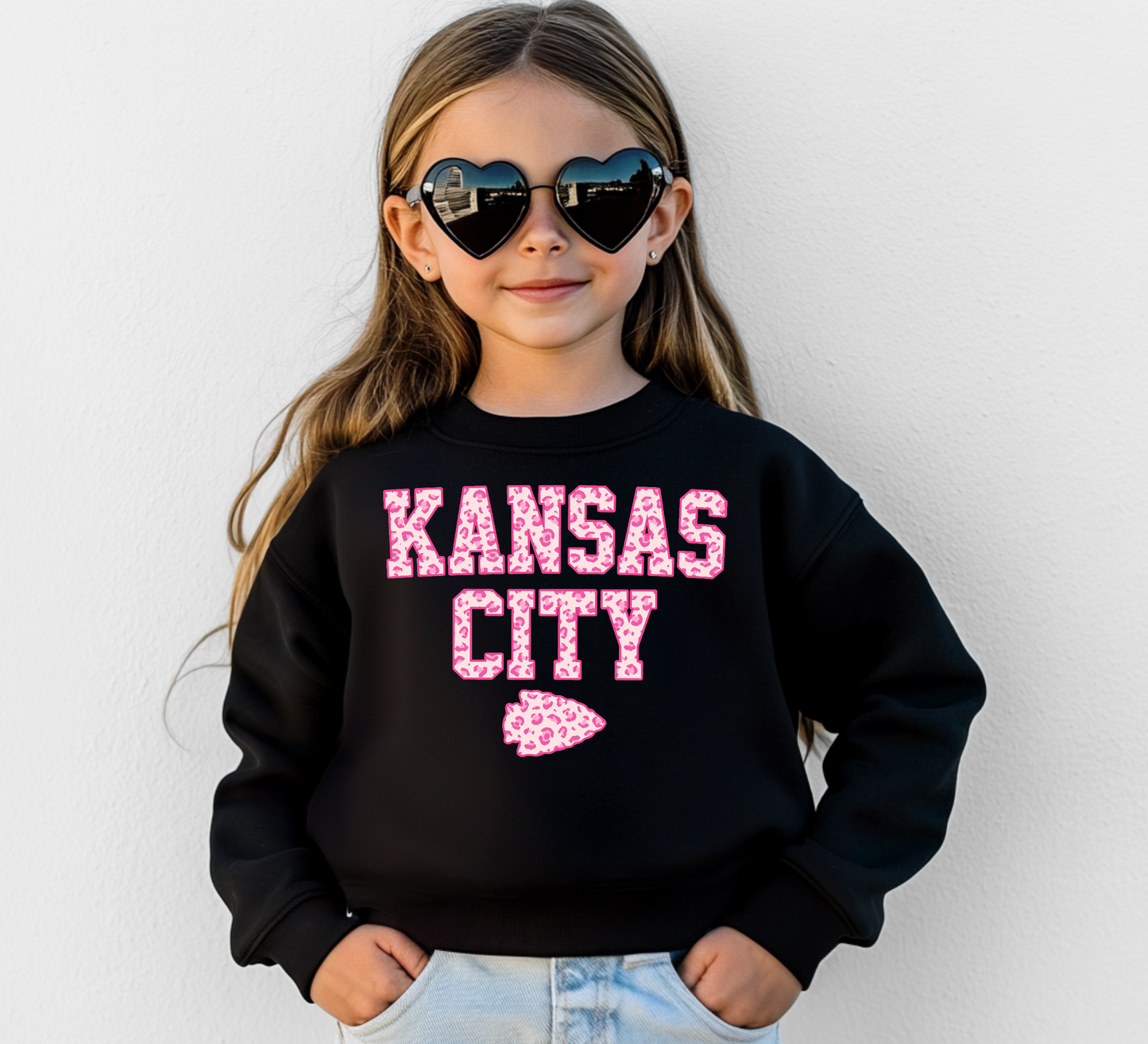 Youth Kansas City Leopard Sweatshirt/Hoodie