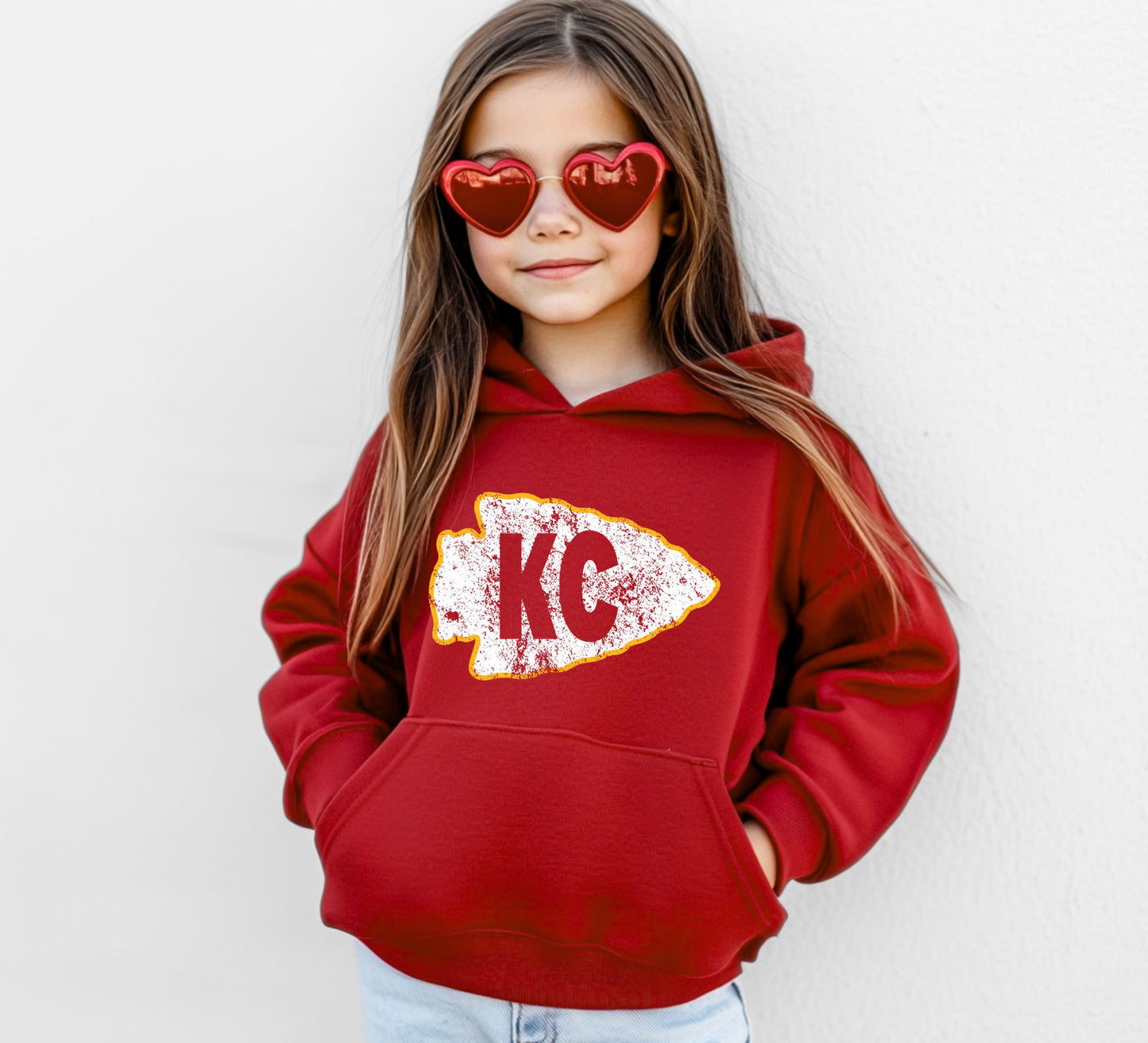 Youth KC Distressed Arrowhead