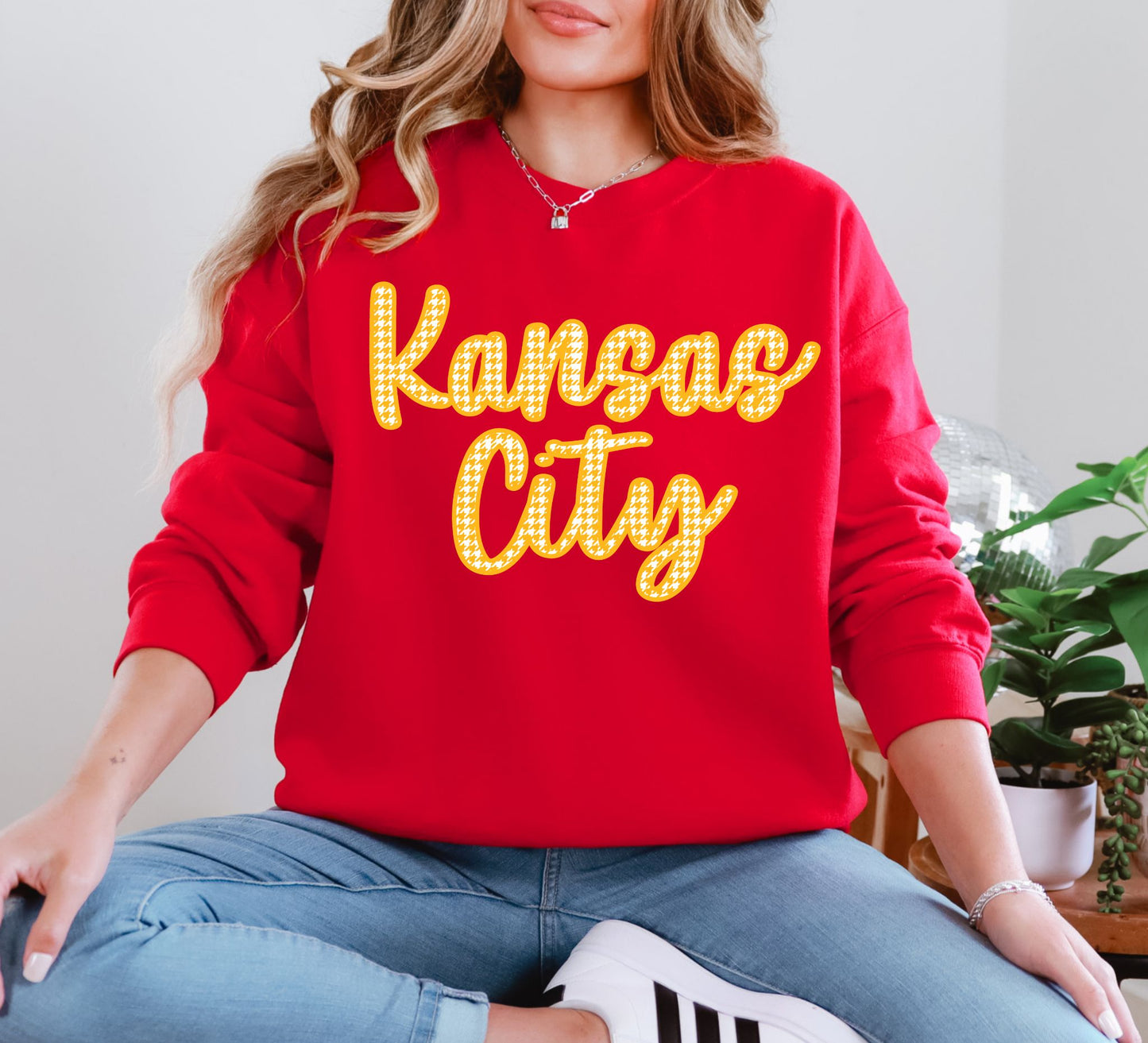 Kansas City Houndstooth Sweatshirt/Hoodie