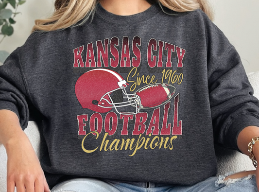 Kansas City Football Champions Vintage