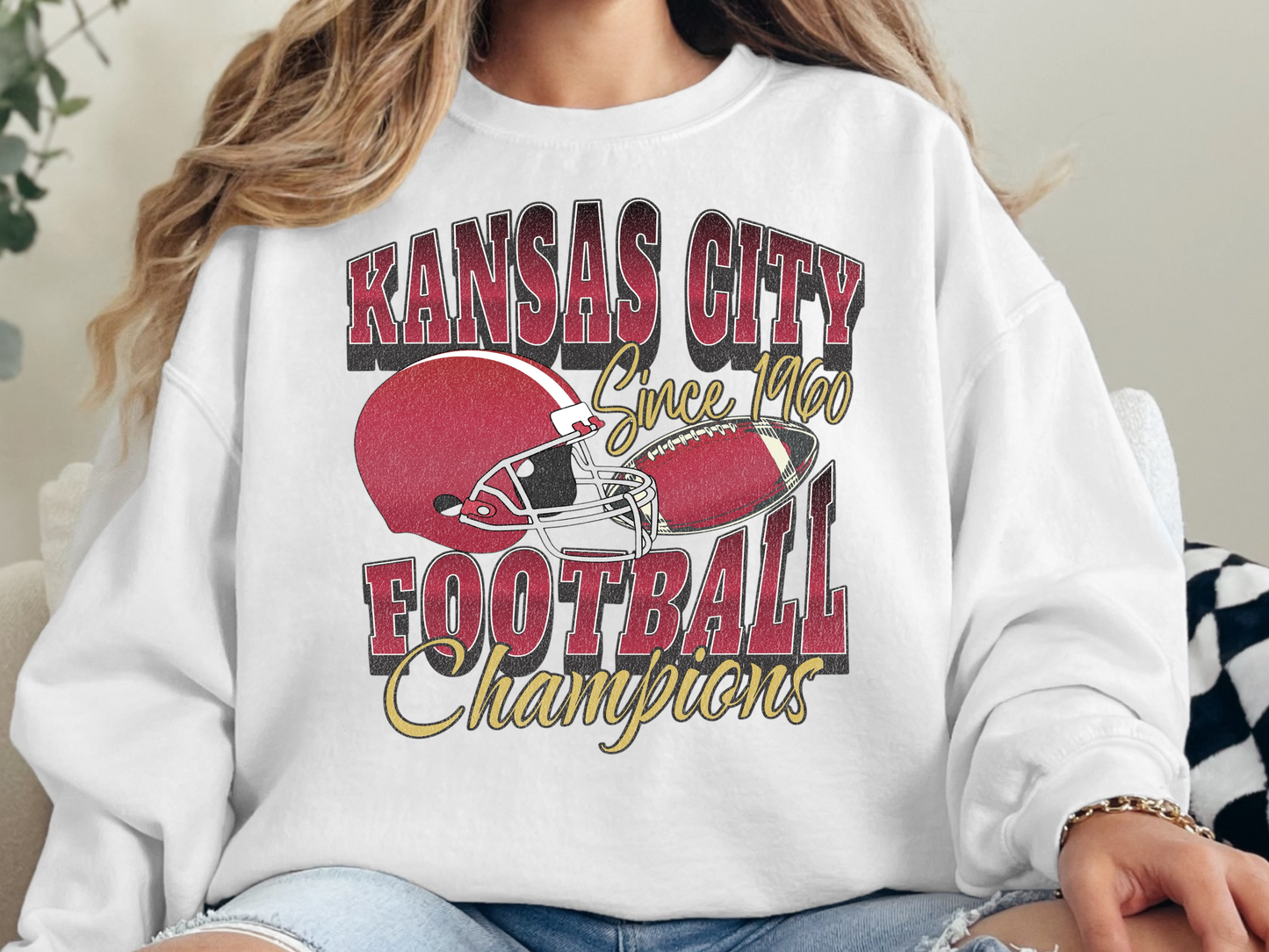 Kansas City Football Champions Vintage