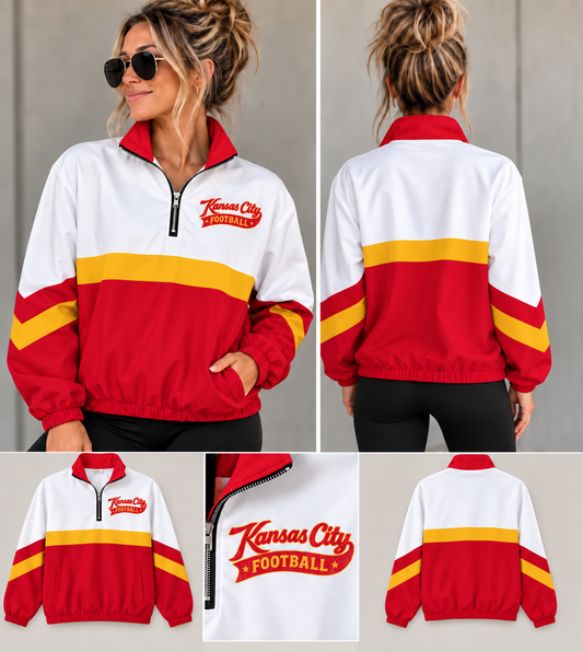 Kansas City FB Windbreaker Lined