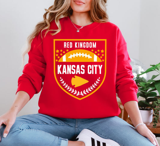 Red Kingdom KC Crest Sweatshirt / Hoodie