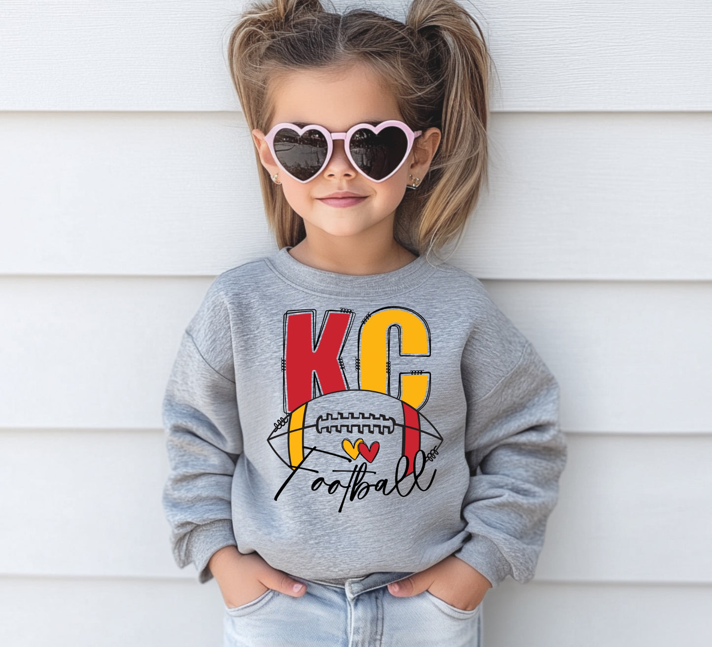 Youth KC Football Sweatshirt/Hoodie