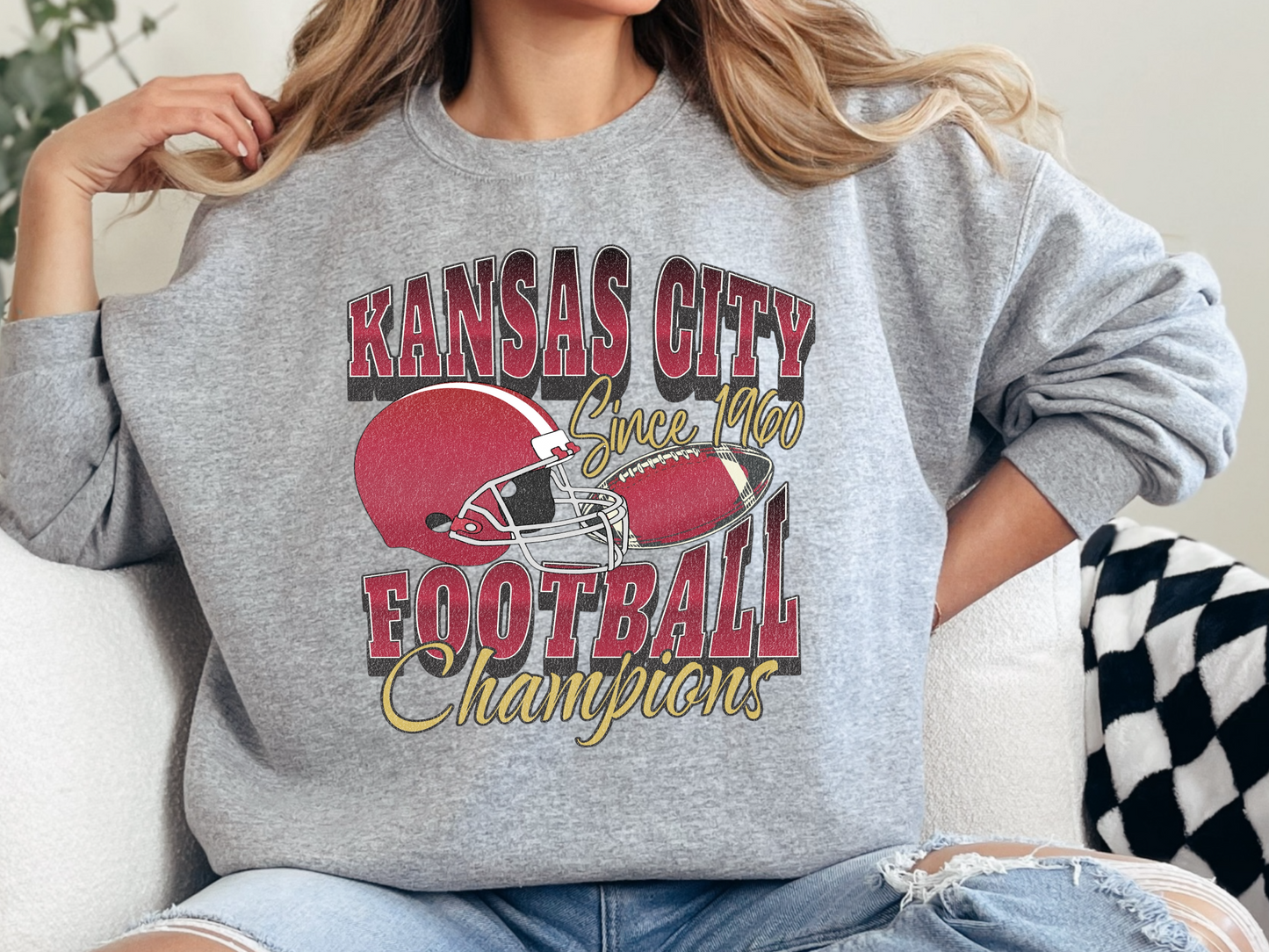 Kansas City Football Champions Vintage