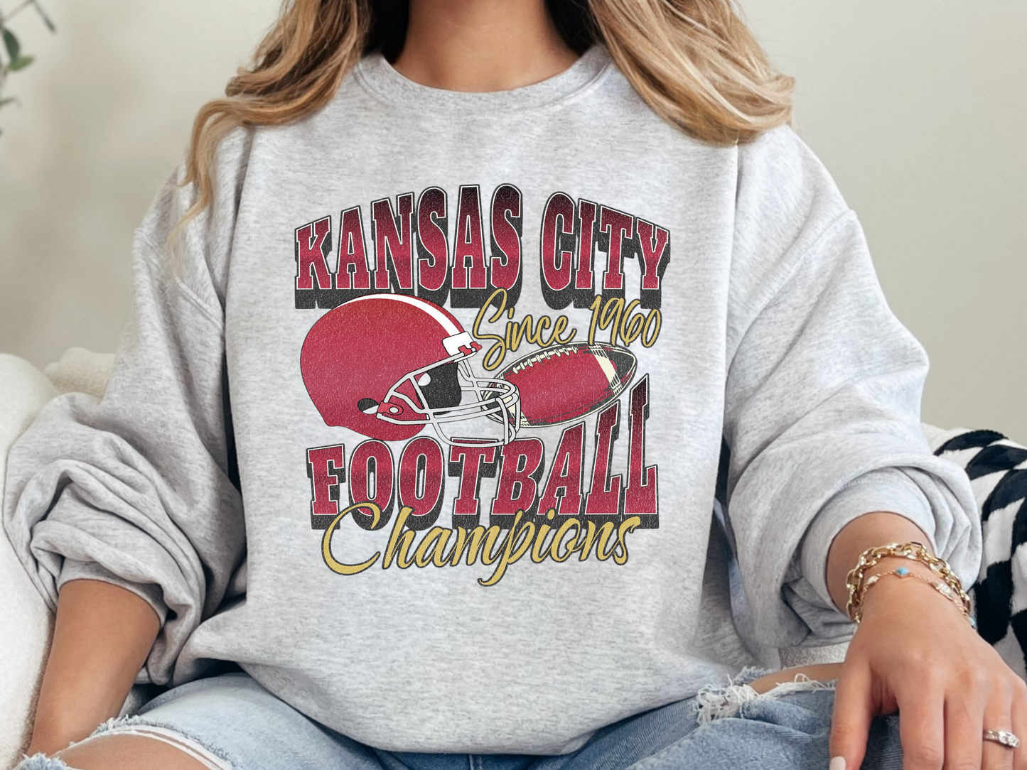 Kansas City Football Champions Vintage