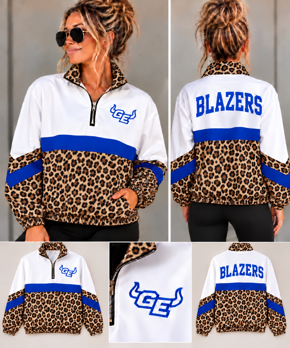 GE Leopard Windbreaker Lined