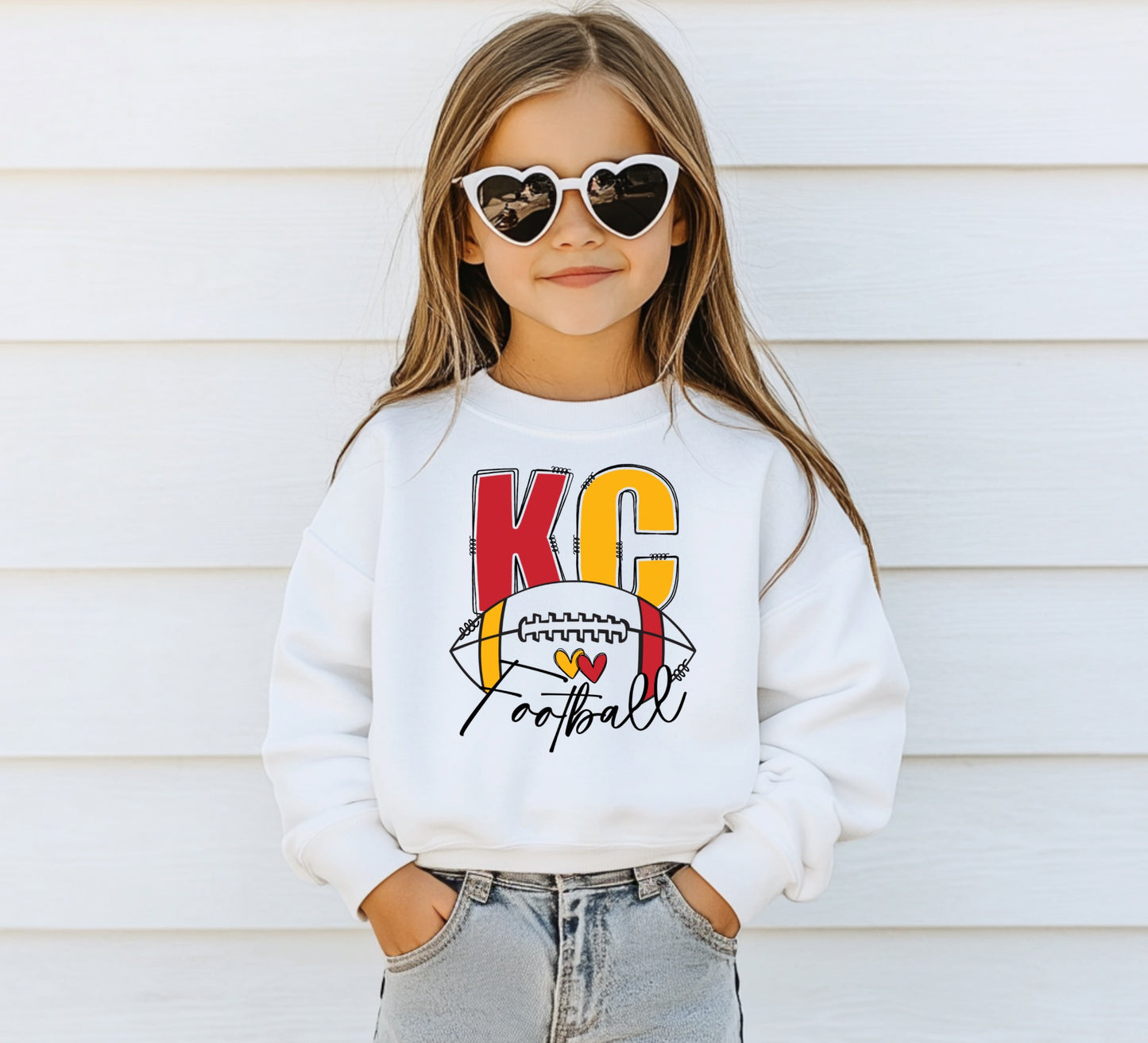 Youth KC Football Sweatshirt/Hoodie