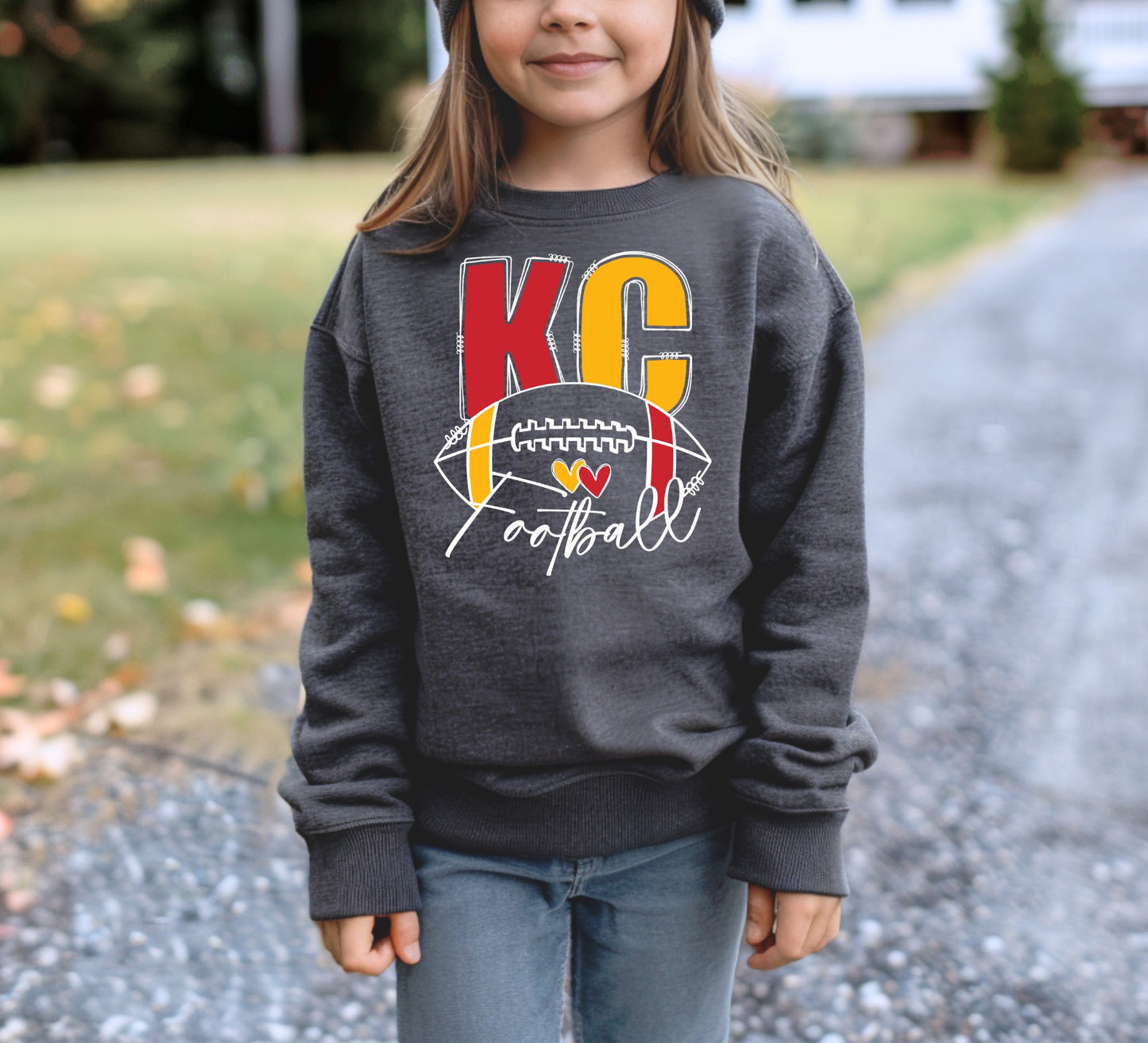 Youth KC Football Sweatshirt/Hoodie