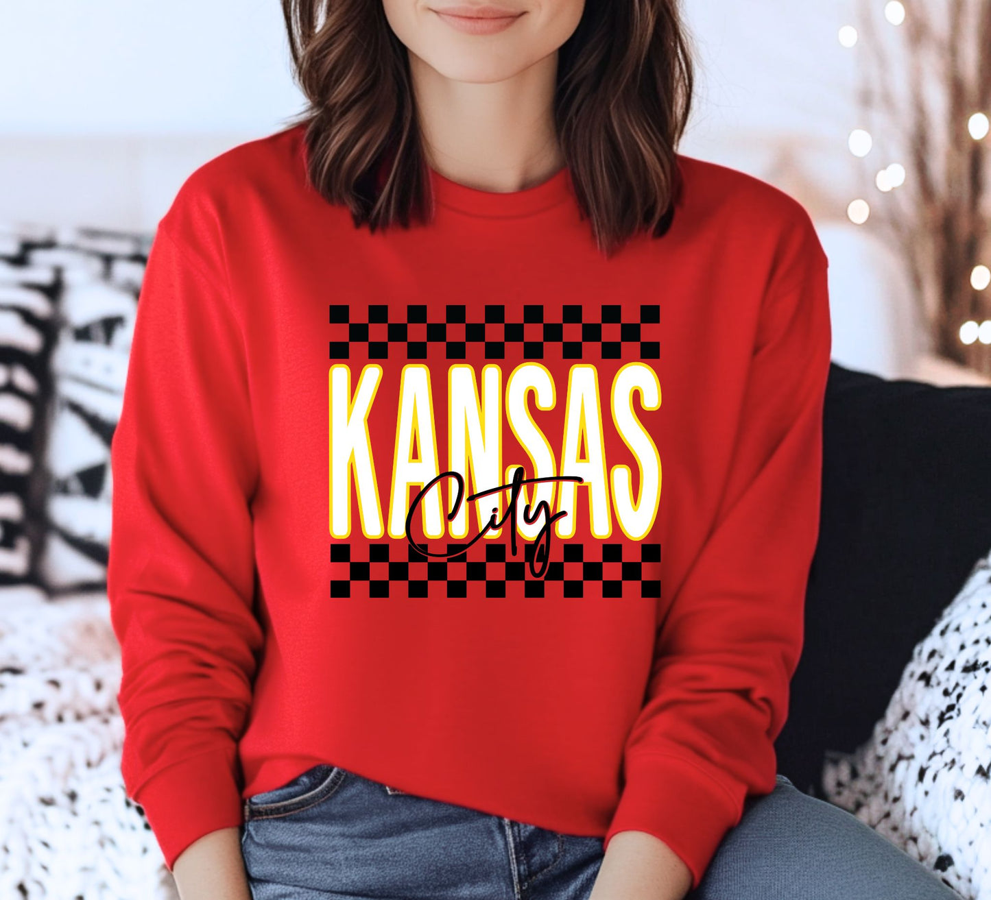 Kansas City Checkered Retro Tee