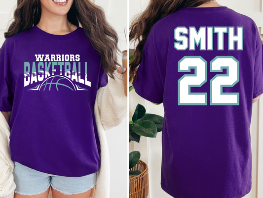 Warriors Basketball Purple