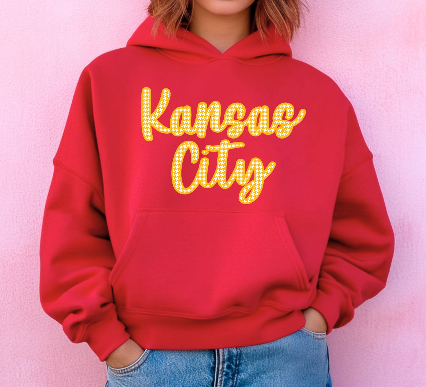 Kansas City Houndstooth Sweatshirt/Hoodie