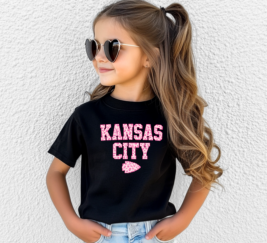 Youth Kansas City Leopard Tee