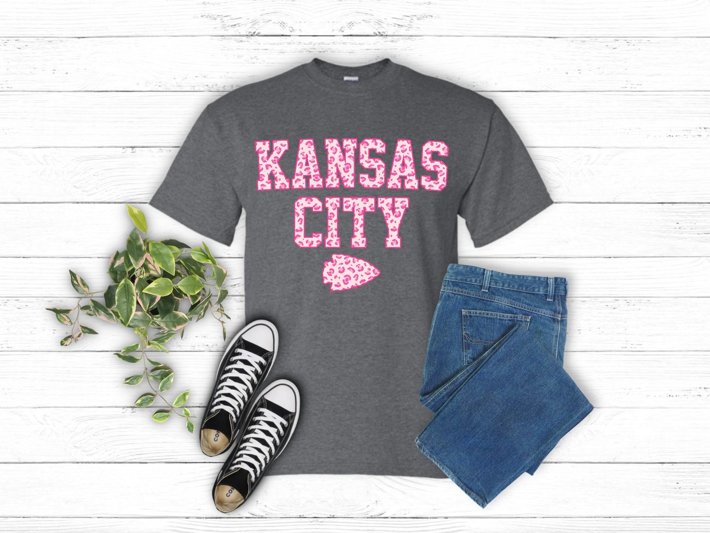 Youth Kansas City Leopard Tee