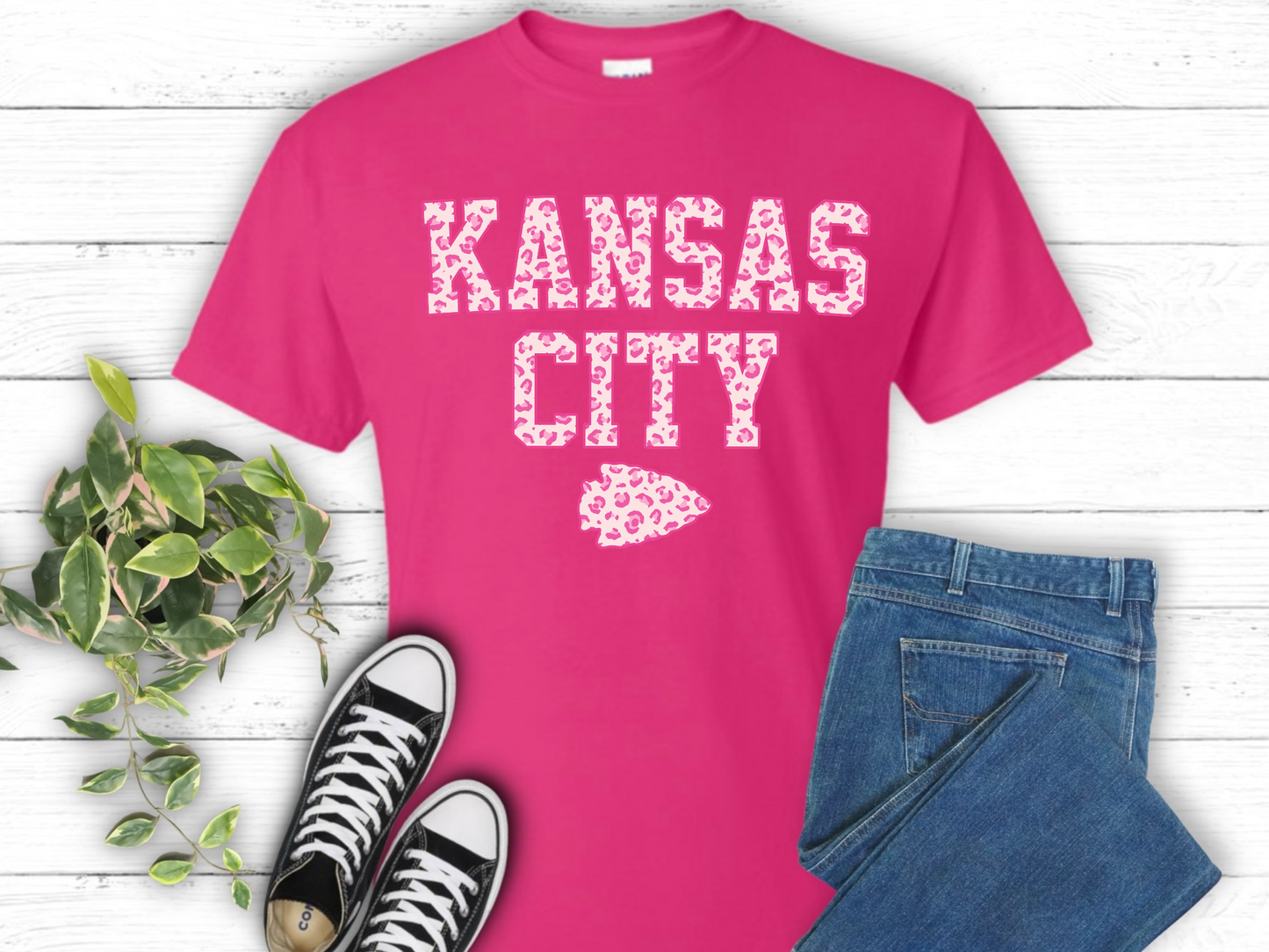 Youth Kansas City Leopard Tee