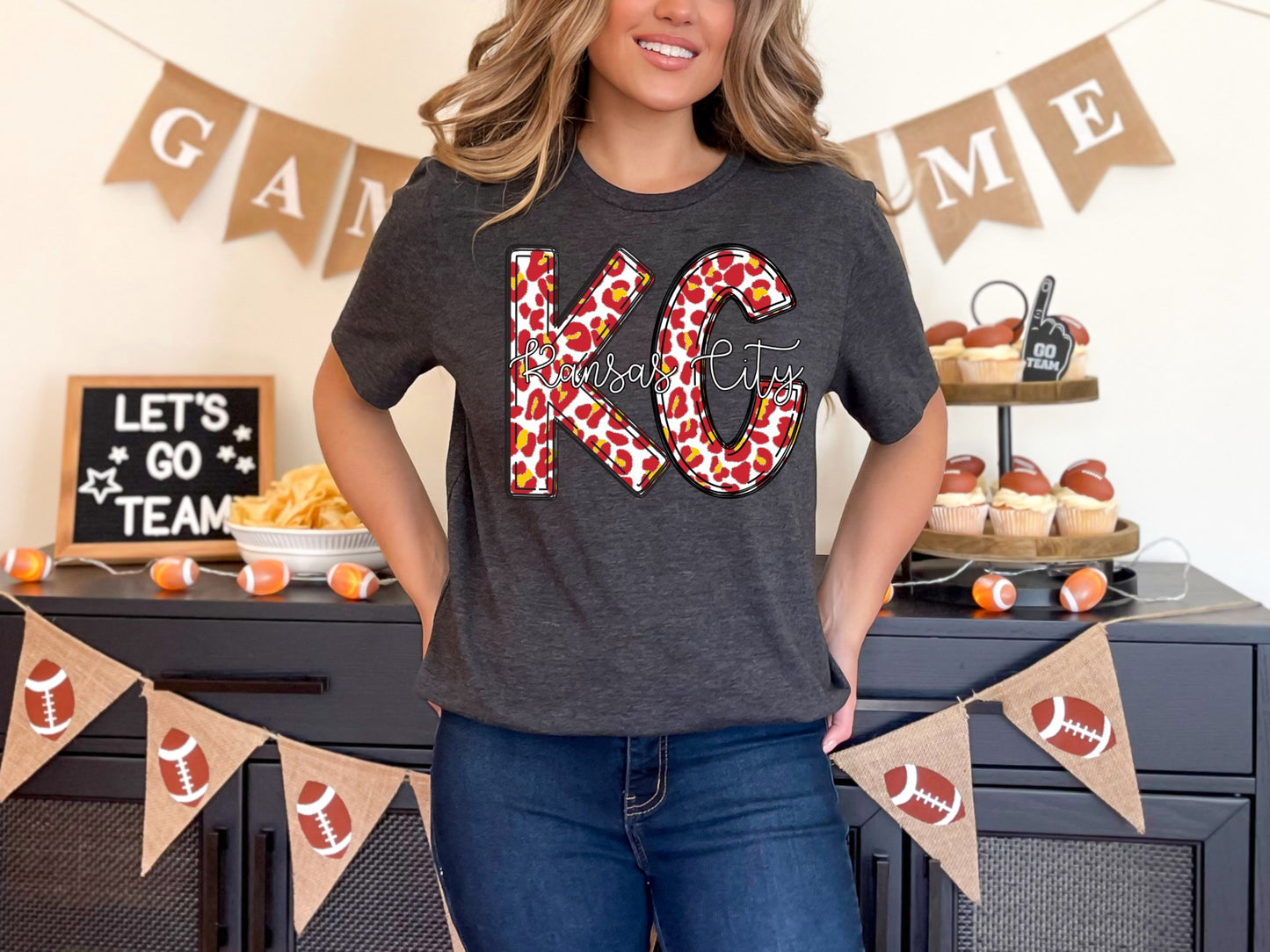 KC Kansas City Leopard Tee