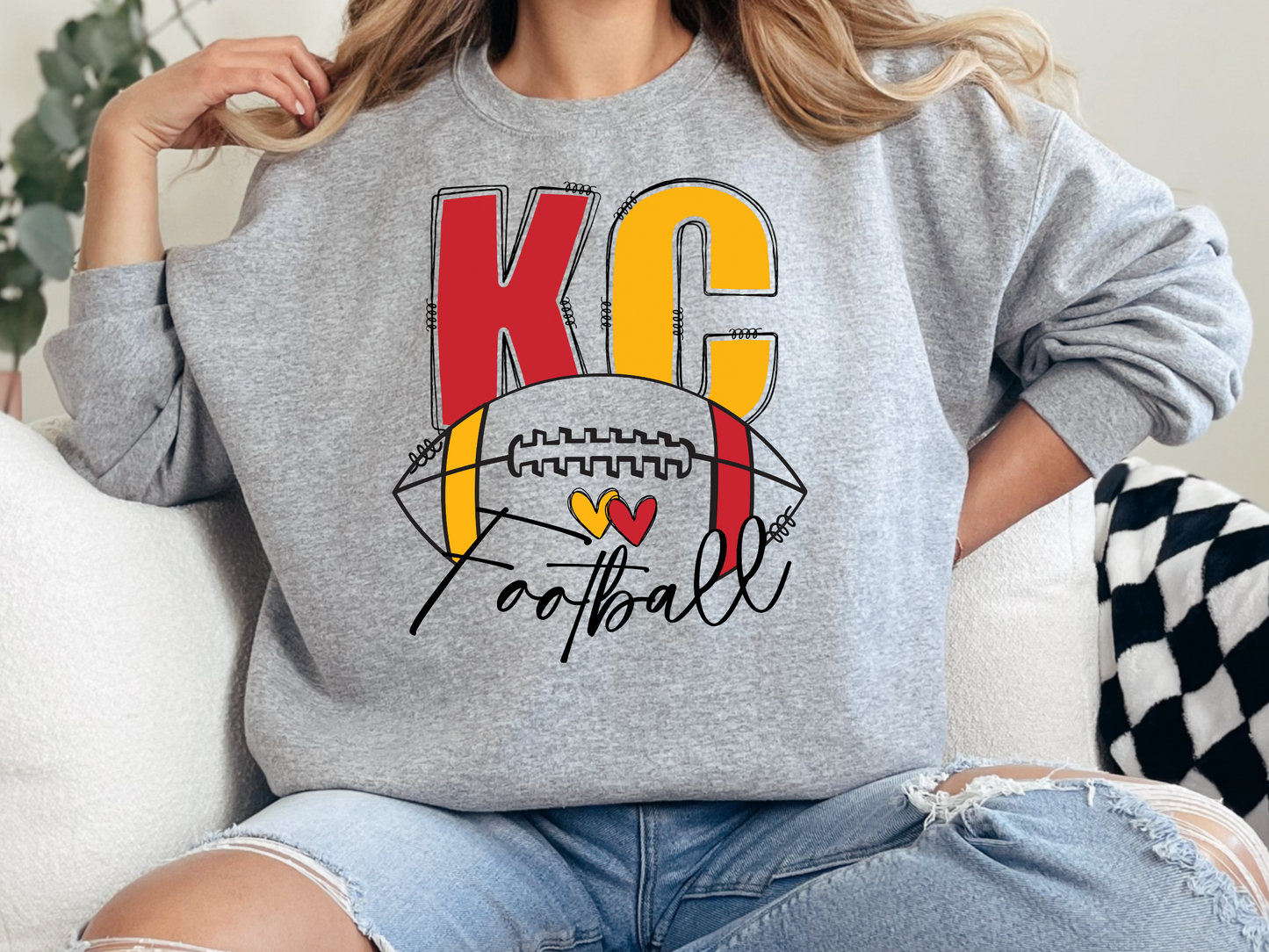 KC Football Sweatshirt/Hoodie