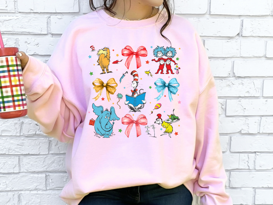 Seuss Collage Sweatshirt/Tee