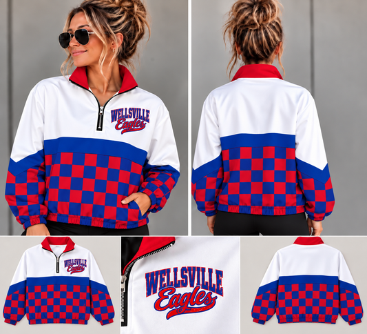 Wellsville Checker Windbreaker Lined