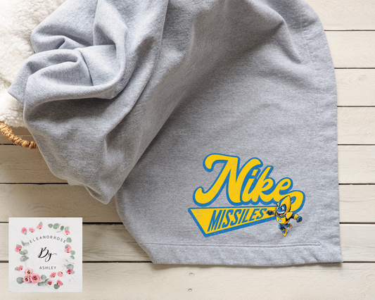 Nike Missile Vintage Blanket