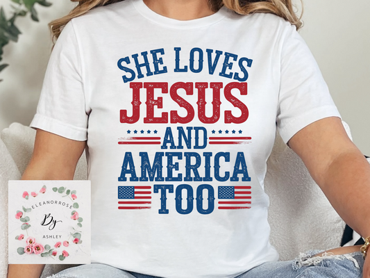 She Loves Jesus and America Too