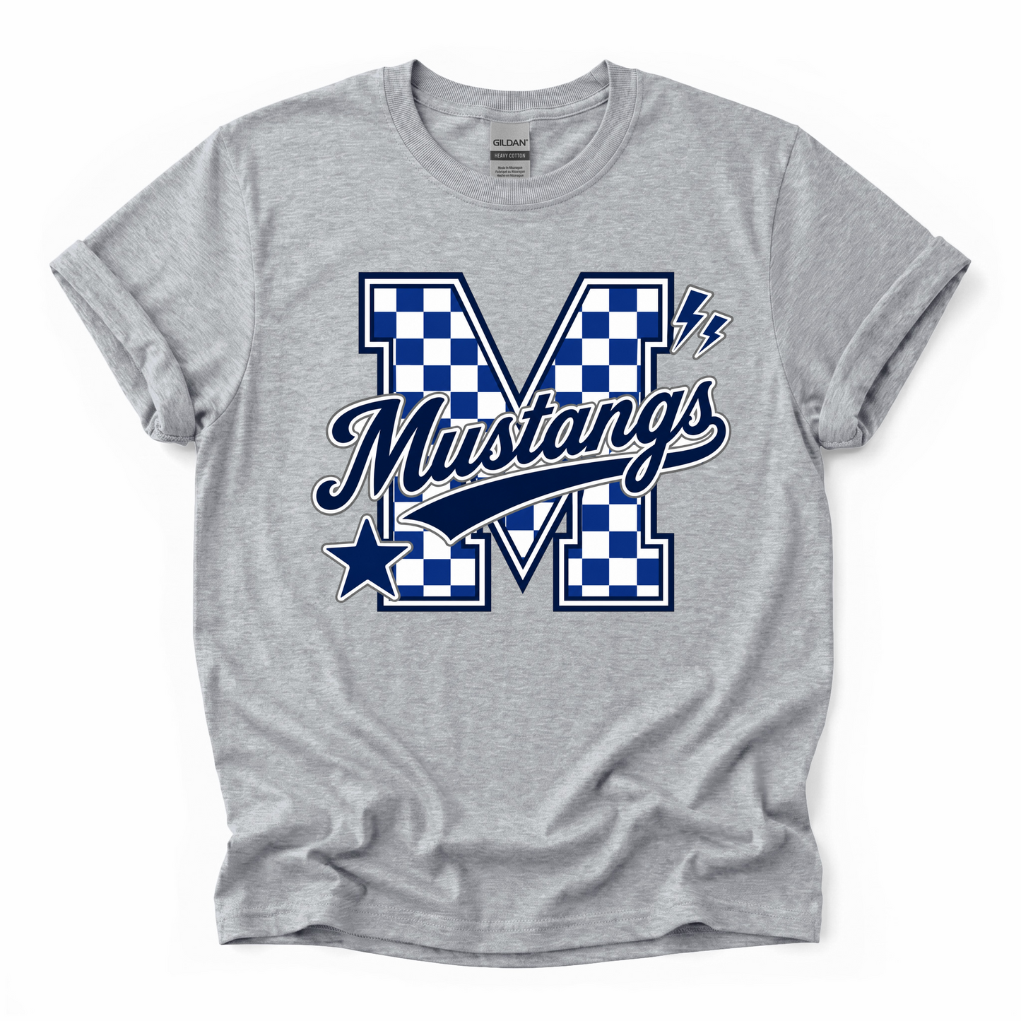 Checkered Mustangs