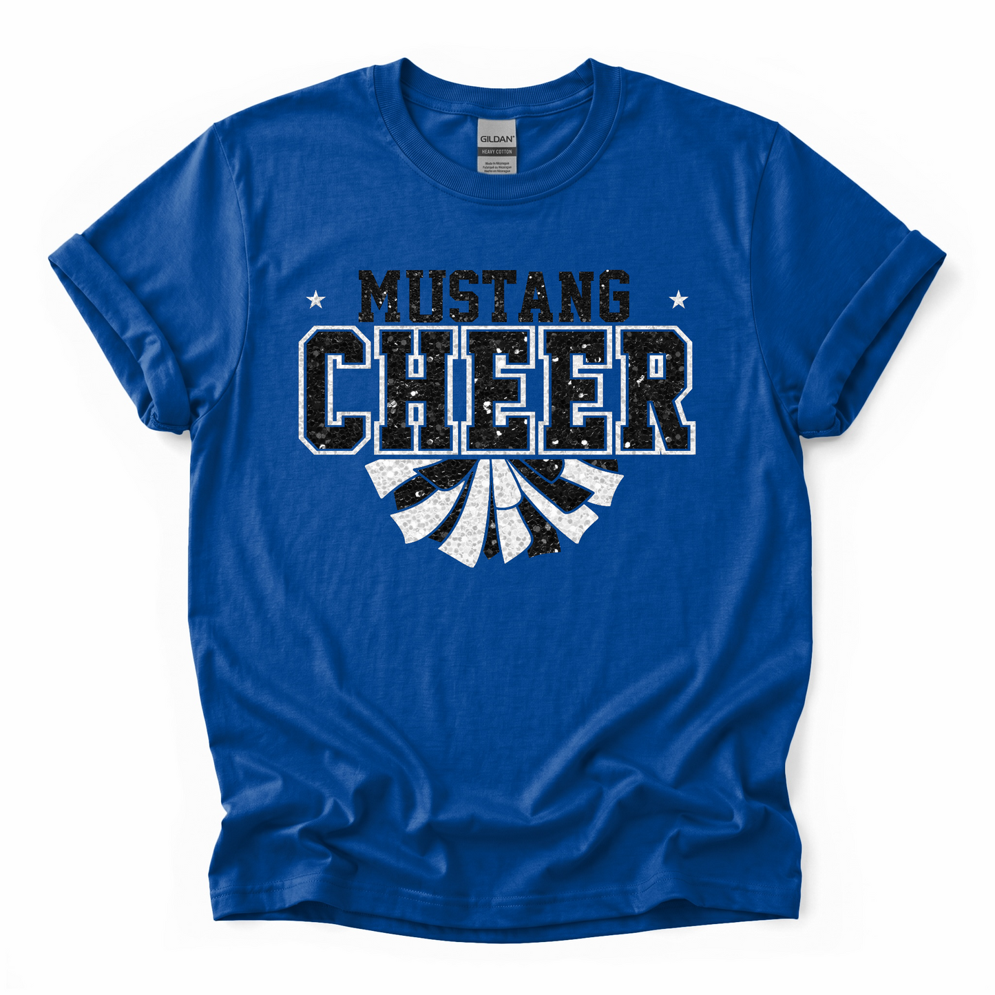 Mustang Cheer - Faux Glitter