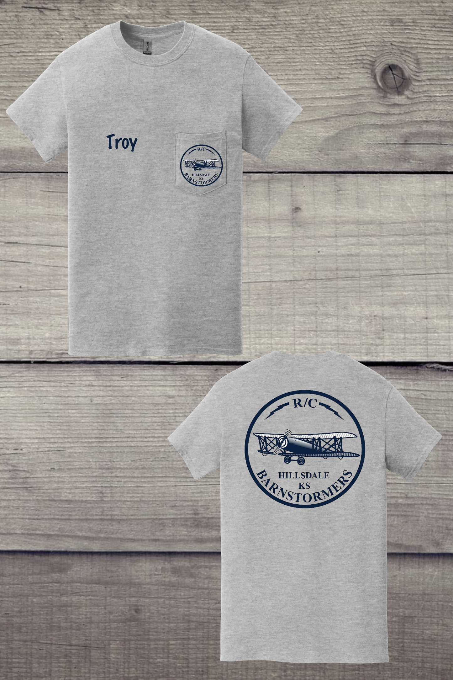 R/C Barnstormers Pocket T-Shirt