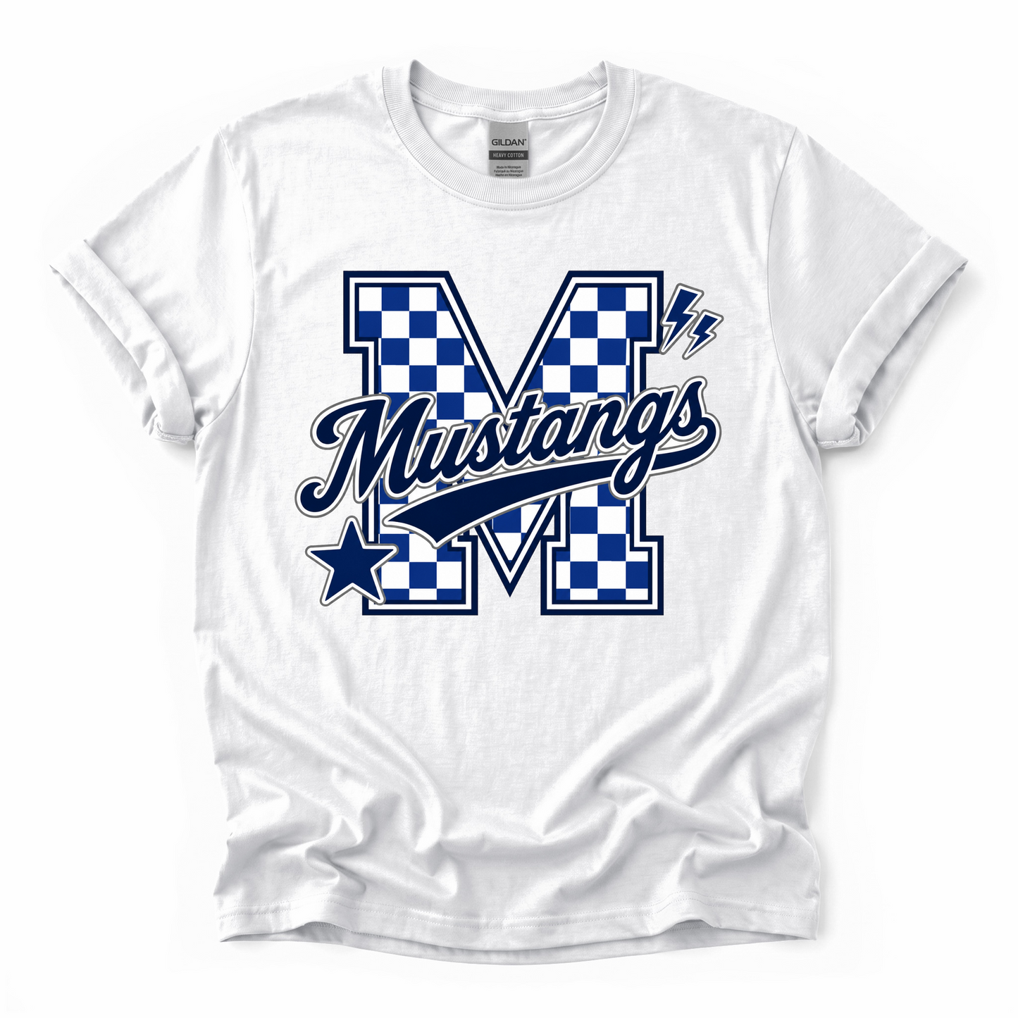 Checkered Mustangs