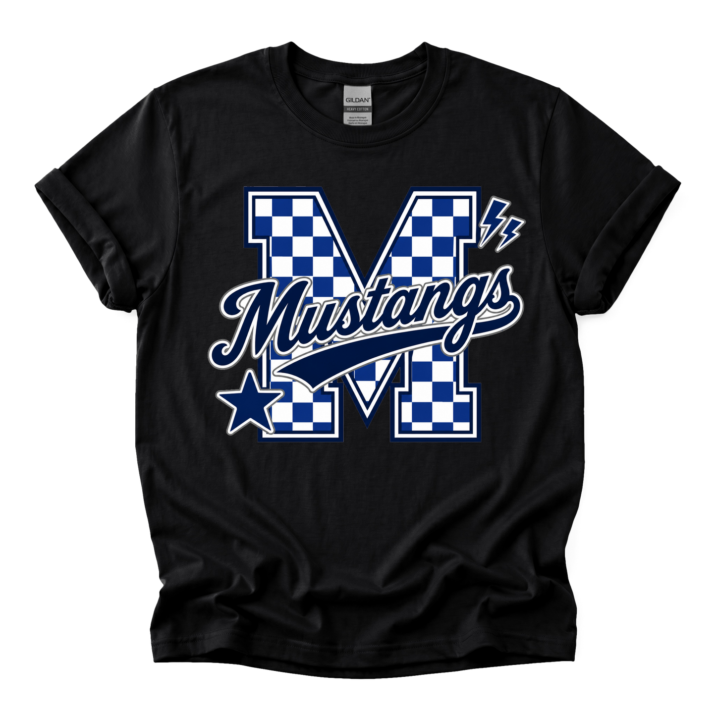 Checkered Mustangs